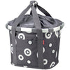 KLICKfix Bolsa para bicicleta Bikebasket 15L - antracita 