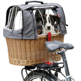 KLICKfix Hundekorb für Gepäckträgeradapter Doggy Basket+ 40L - braun