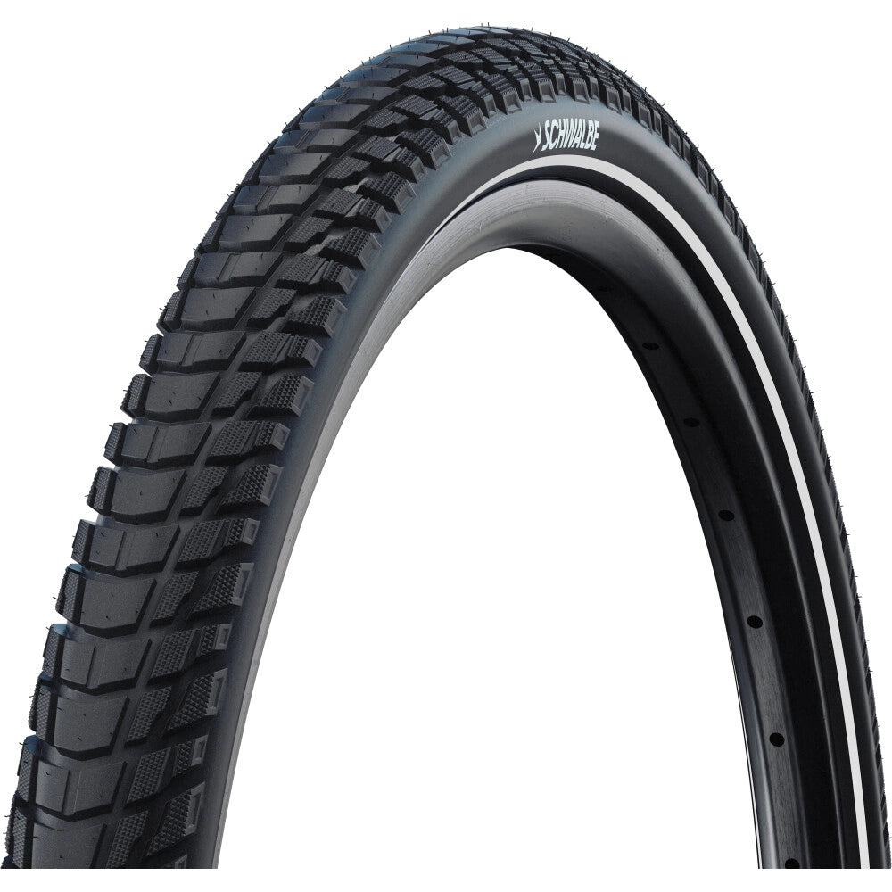 Marathon Plus Tour, Performance Line, 27.5“ wire tyre - black/reflex