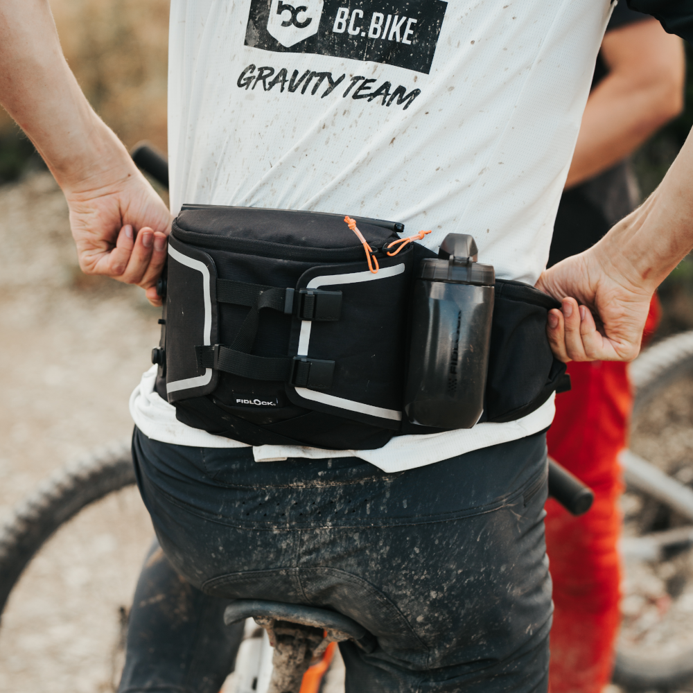 HIP BELT double + bottle 450 - black