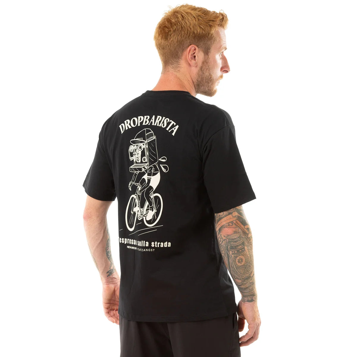 T-Shirt Dropbarista Schwarz