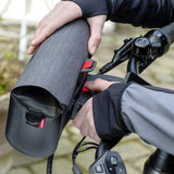 KLICKfix Lenkertasche Baggy Mini Waterproof 2L - grau