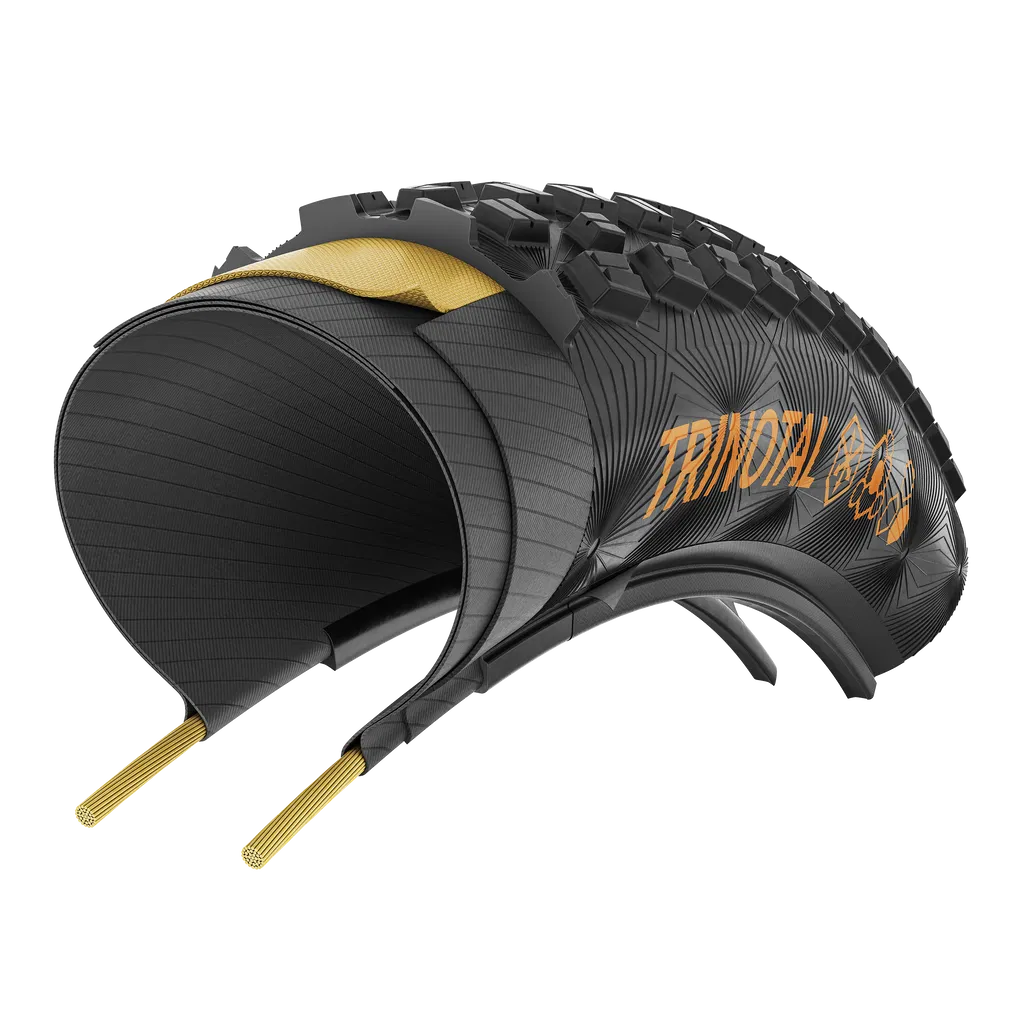 Trinotal Trail, Grip Comp, 27.5" Folding Tire TLR - black 