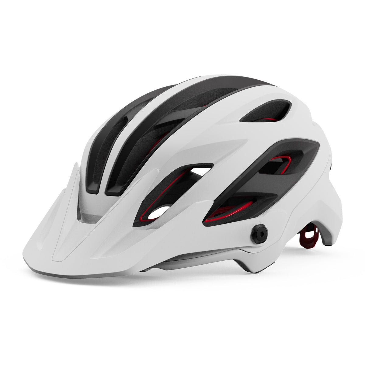 Merit Spherical fietshelm - mat wit/zwart