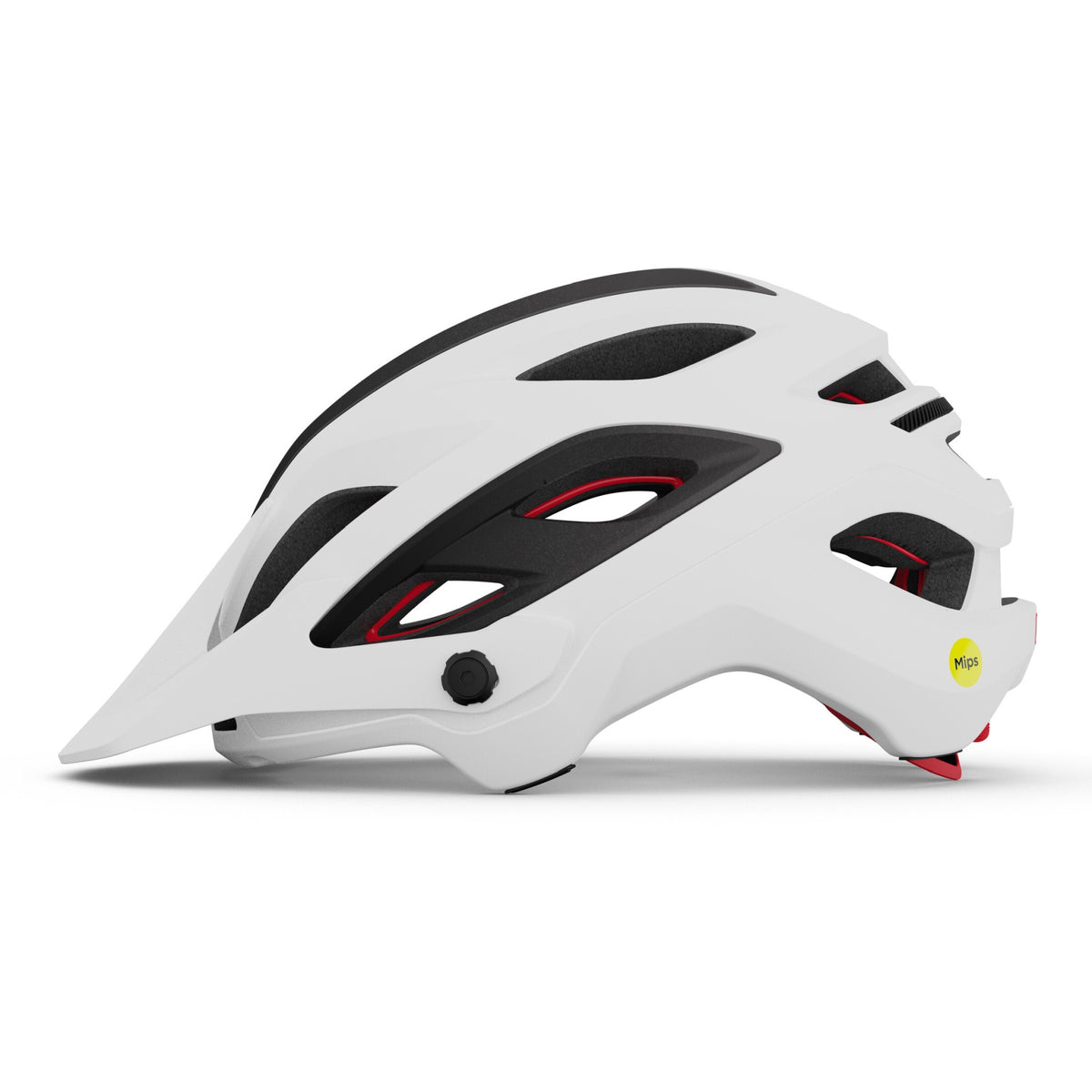 Merit Spherical fietshelm - mat wit/zwart