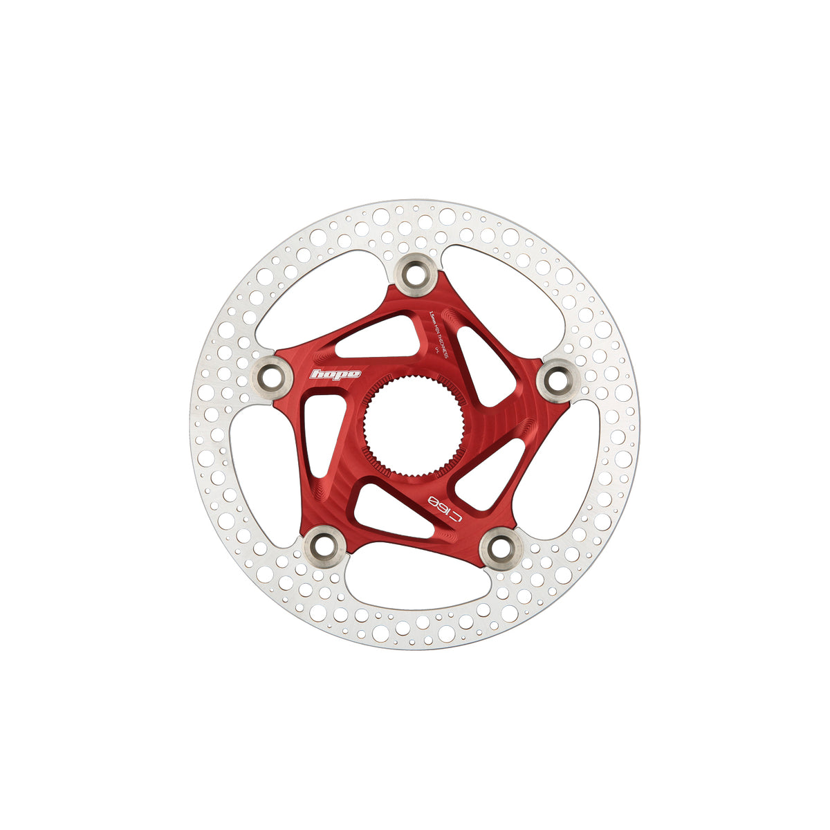 RX Centerlock tarcza hamulcowa 160 mm - rot