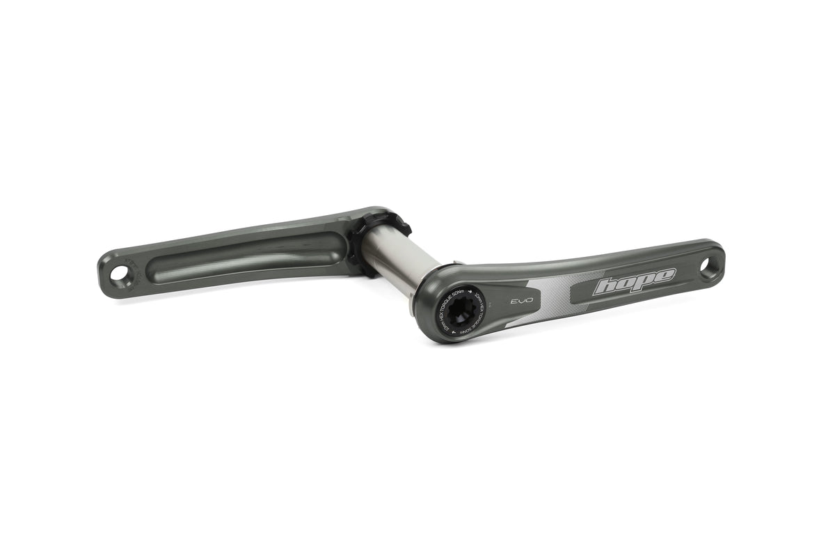 EVO crankset zonder spider 68/73 mm - Smoke