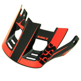 Replacement visor + pins ''Xact'' S-XL - Black/Red
