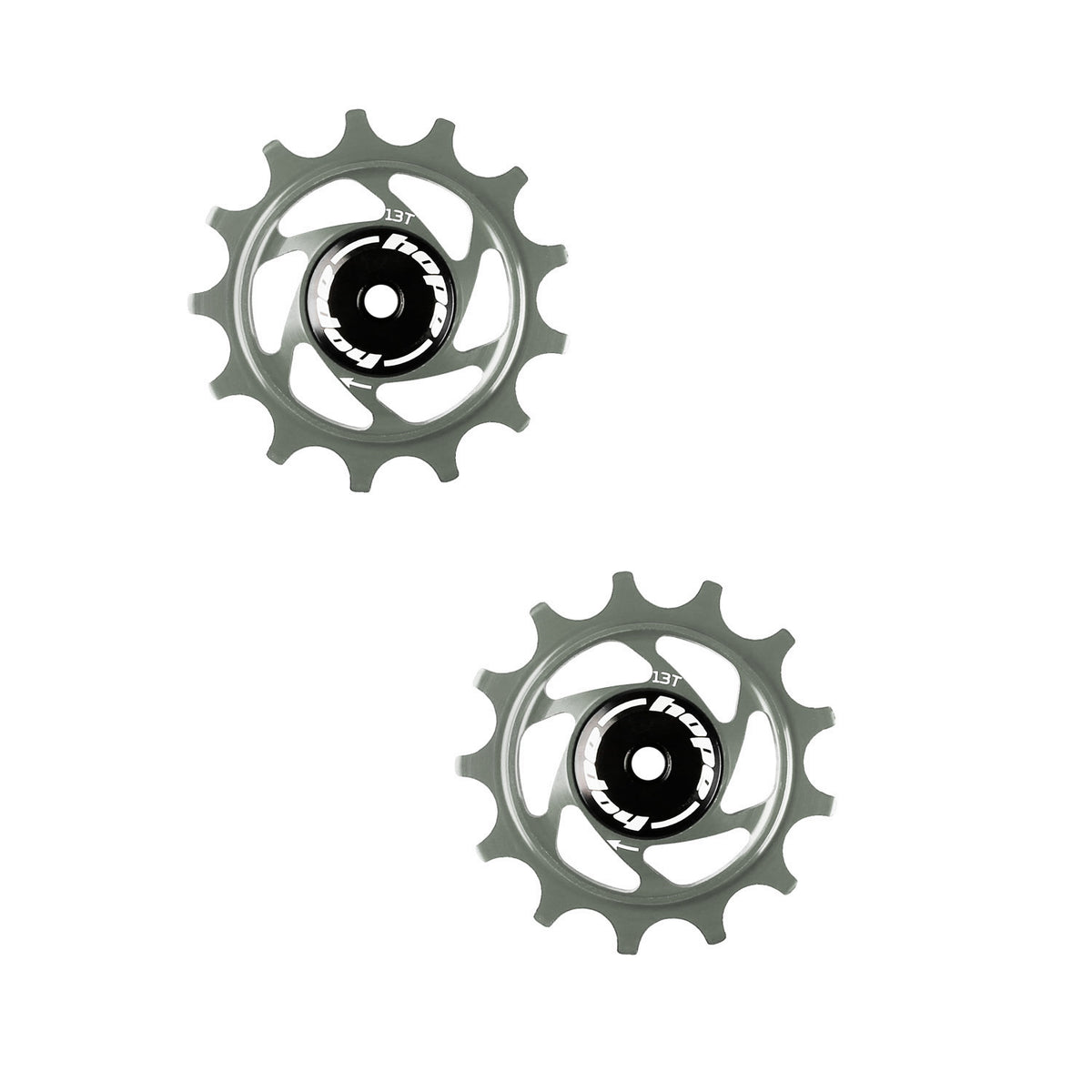 Jockey Wheels Schaltrollen - 13 tanden - smoke
