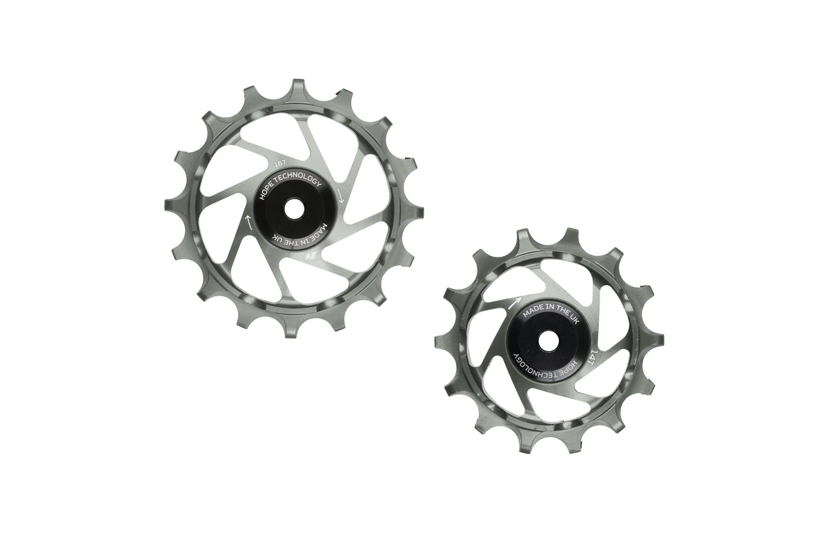 Jockey Wheels Schaltrollen - 16/14 - Smoke
