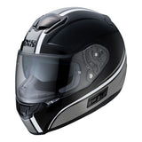 215 2.1 Motorradhelm black grey white