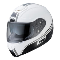 215 2.1 Motorradhelm white black silver