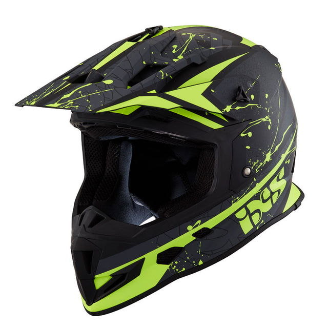 361 2.0 Motorradhelm matte black fluo yellow