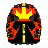 361 2.0 Motorradhelm red black yellow
