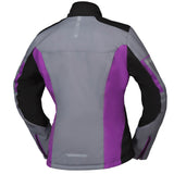 Damen Jacke Tour Finja-ST 2.0 schwarz-grau-pink