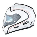 HX 444 Classic Motorradhelm - weiss-schwarz