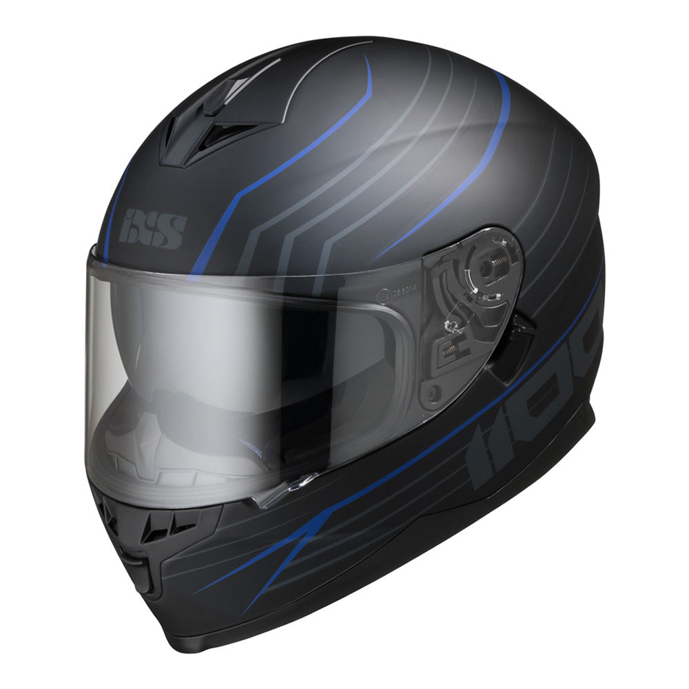 Integralhelm iXS1100 2.1 schwarz-blau matt