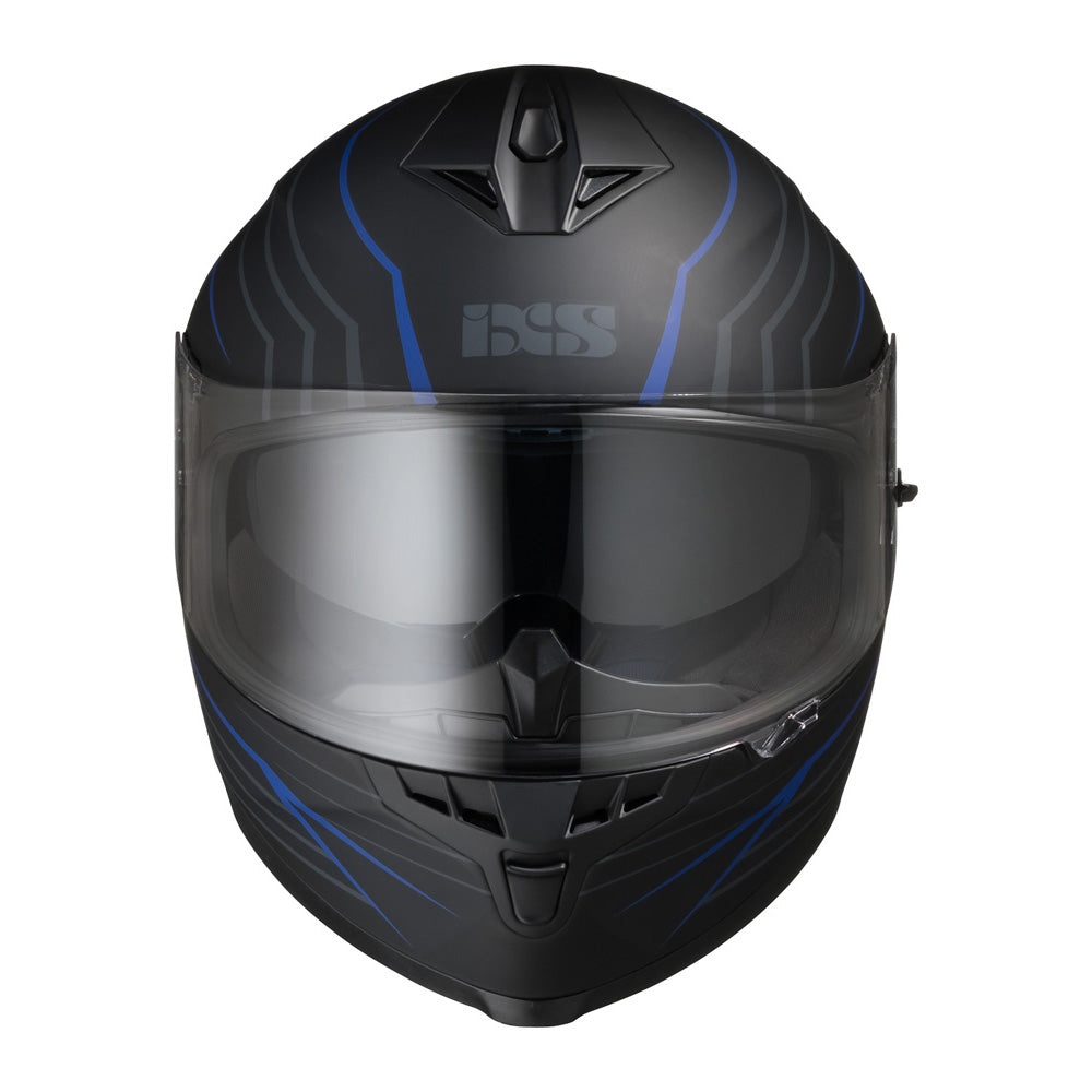 Integralhelm iXS1100 2.1 schwarz-blau matt
