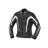 Kelly Motorradjacke Damen (schwarz-weiss)