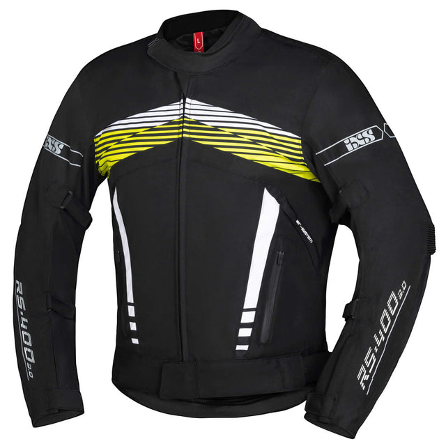 Sport Jacke RS-400-ST 3.0 schwarz-weiss-neon gelb