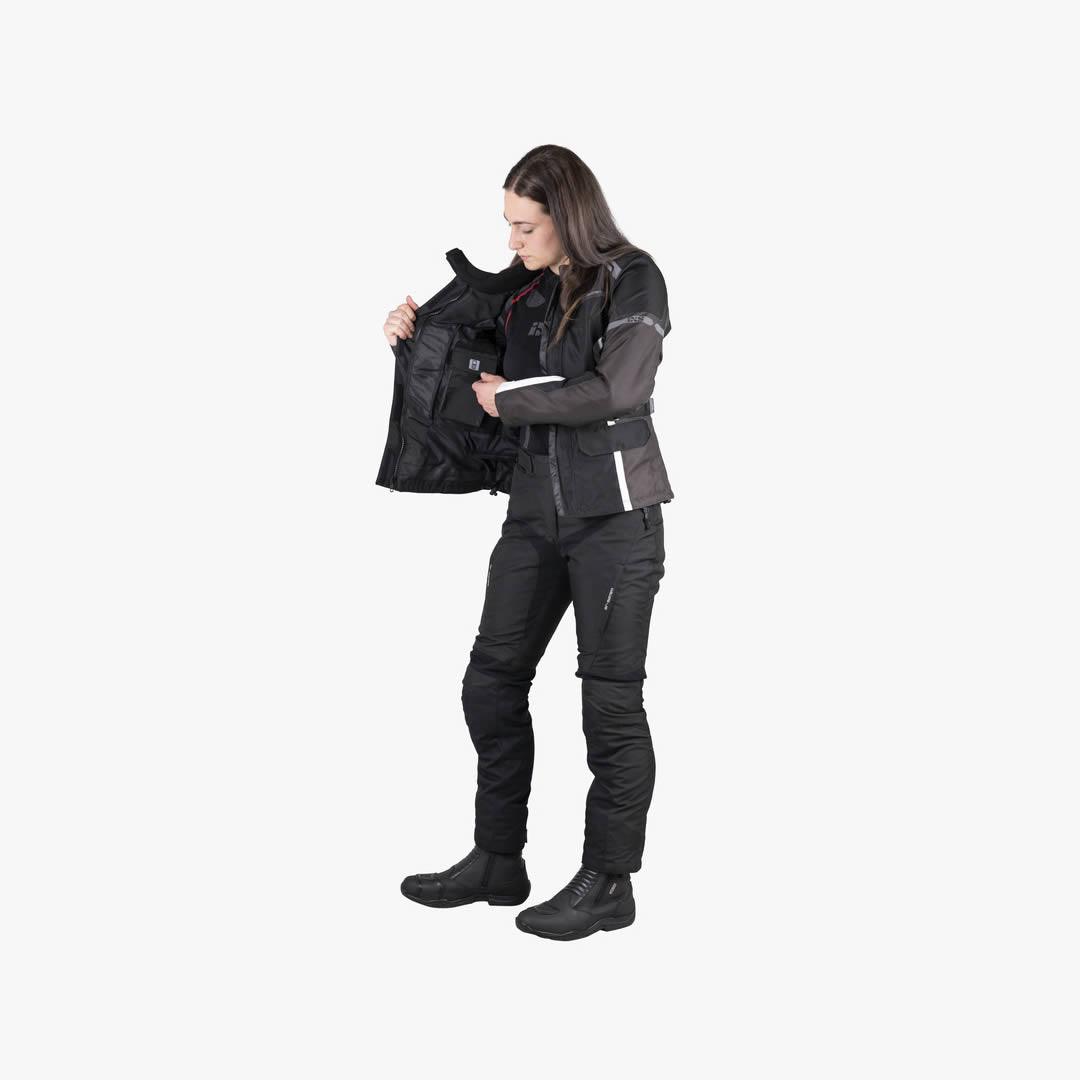 Tour Damen Jacke Evans-ST 2.0 schwarz-grau-weiss