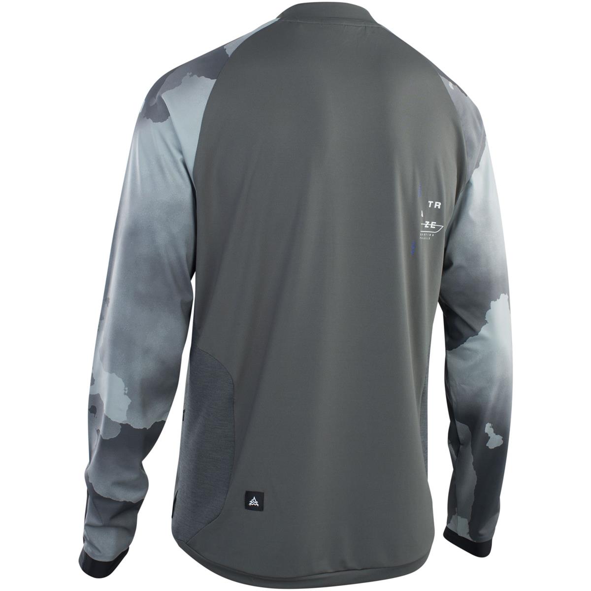 Bike Tee Traze Amp LS AFT men - thunder grey