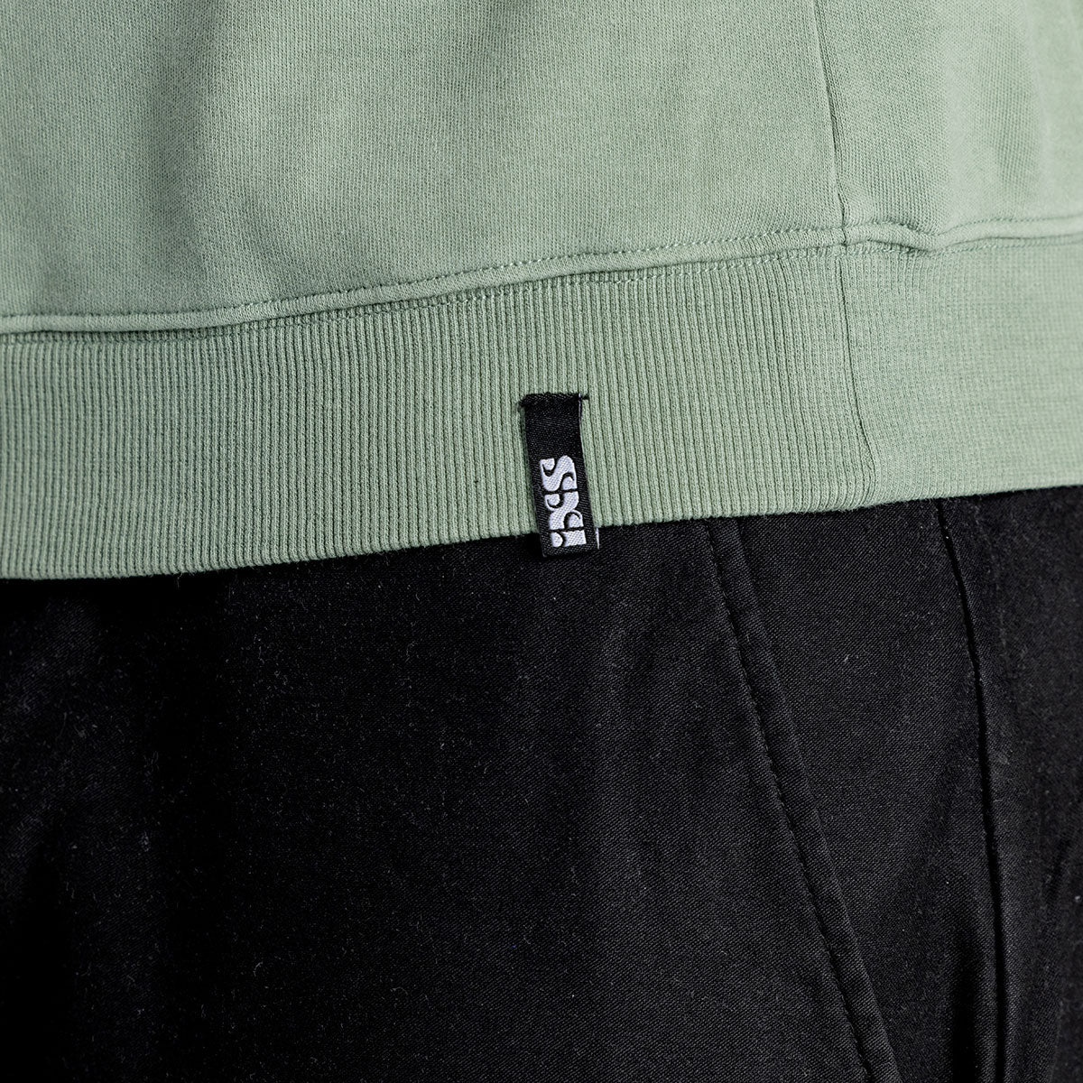 Rhombus organic sweater - Sage iXS