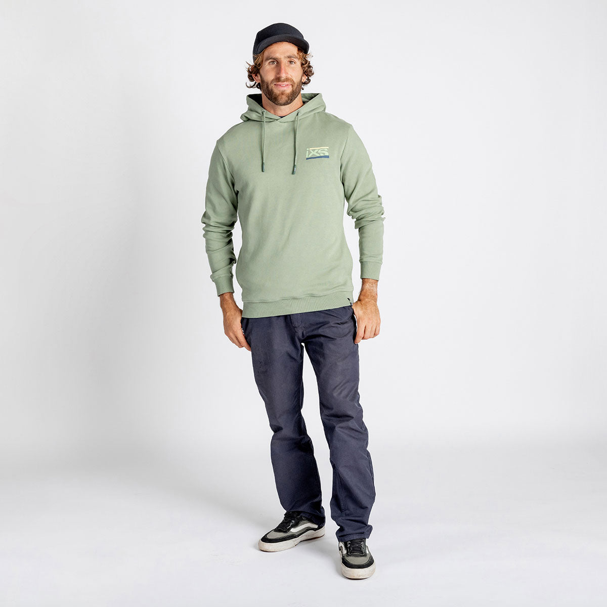 Arch organic hoodie - Sage iXS