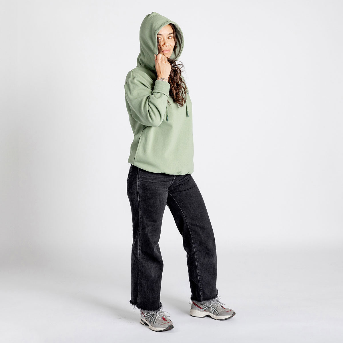 Arch organic hoodie - Sage iXS