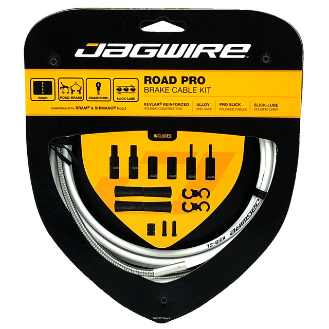 Brake Cable Set Road Pro Brake - White