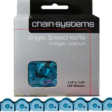 Chaîne BMX - Point Magic Colour MK918 - Halflink 1/8 pouce - Bleu