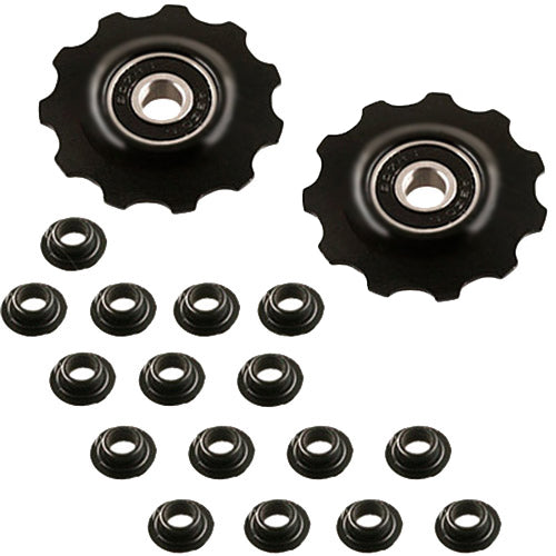 Derailleur pulley with 11 teeth