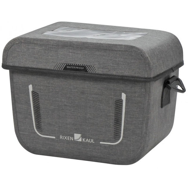 KLICKfix Lenkertasche Aventour Waterproof 5,5L - tweed grau