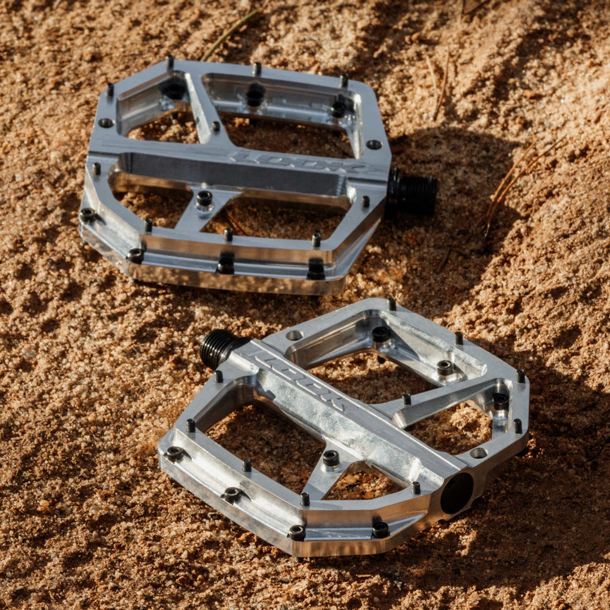 Trail ROC Plus bicycle pedals - silver