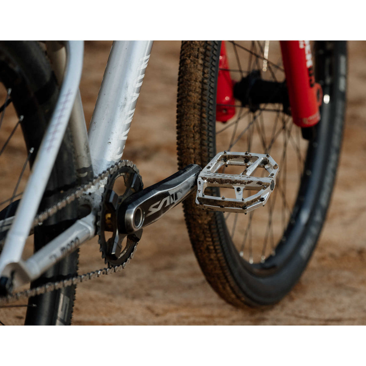 Trail ROC Plus bicycle pedals - silver