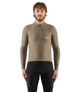 Maglia da ciclismo Odyssey a maniche lunghe - verde militare