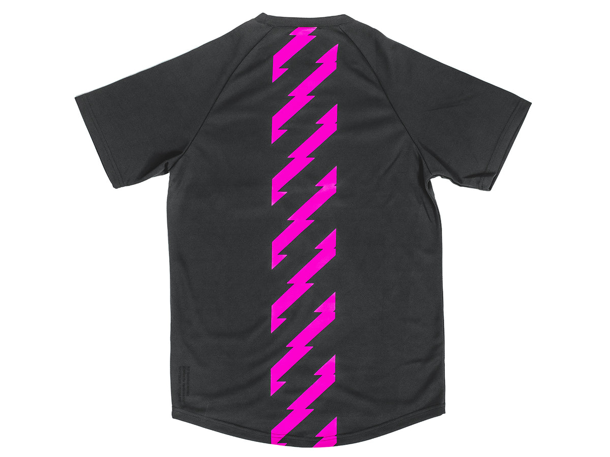 Maillot VTT manches courtes - Gris/Rose