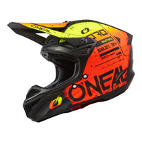 5SRS Polyacrylite Kask SCARZ czarny/czerwony/żółty
