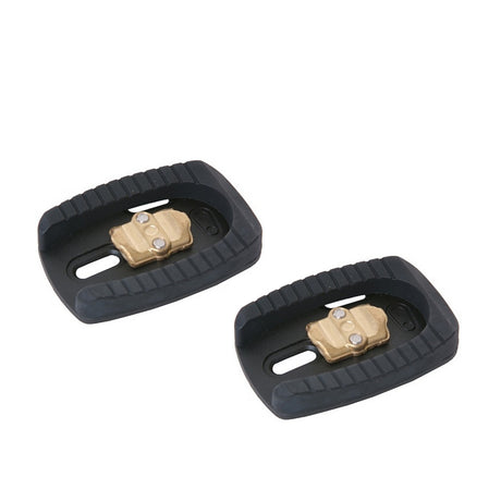 Pedal plate adapter for road shoes