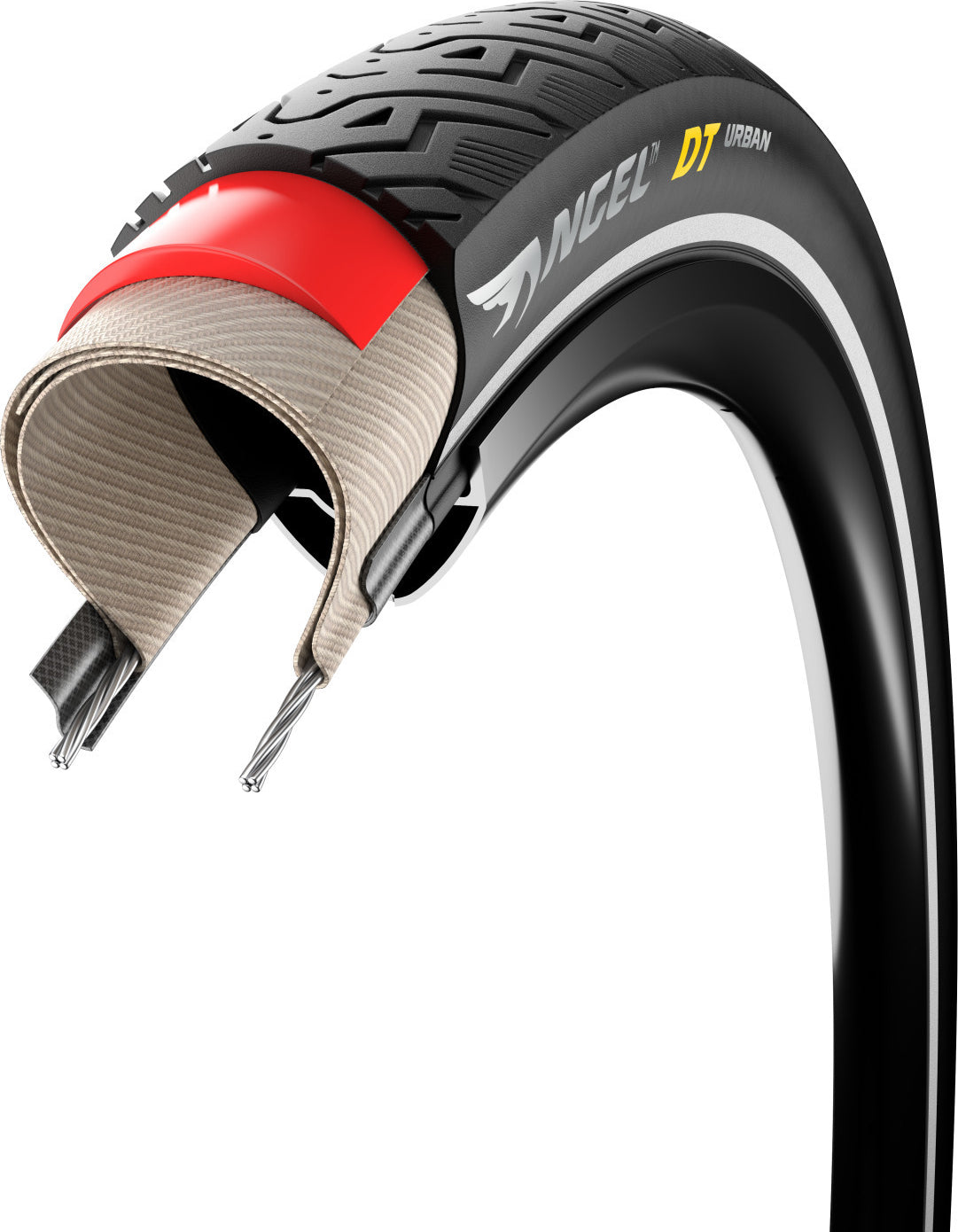 Angel DT Urban, 26" Wire Tire Tube Tire - black