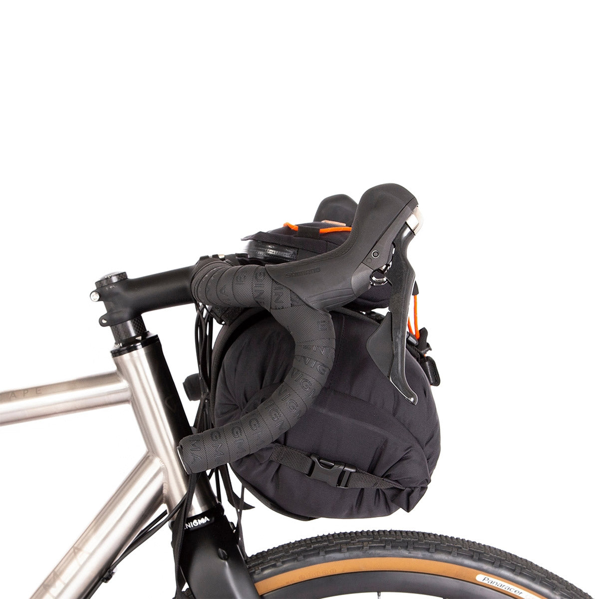 Lenkertaschen-Set mit Food Pouch Large - Orange