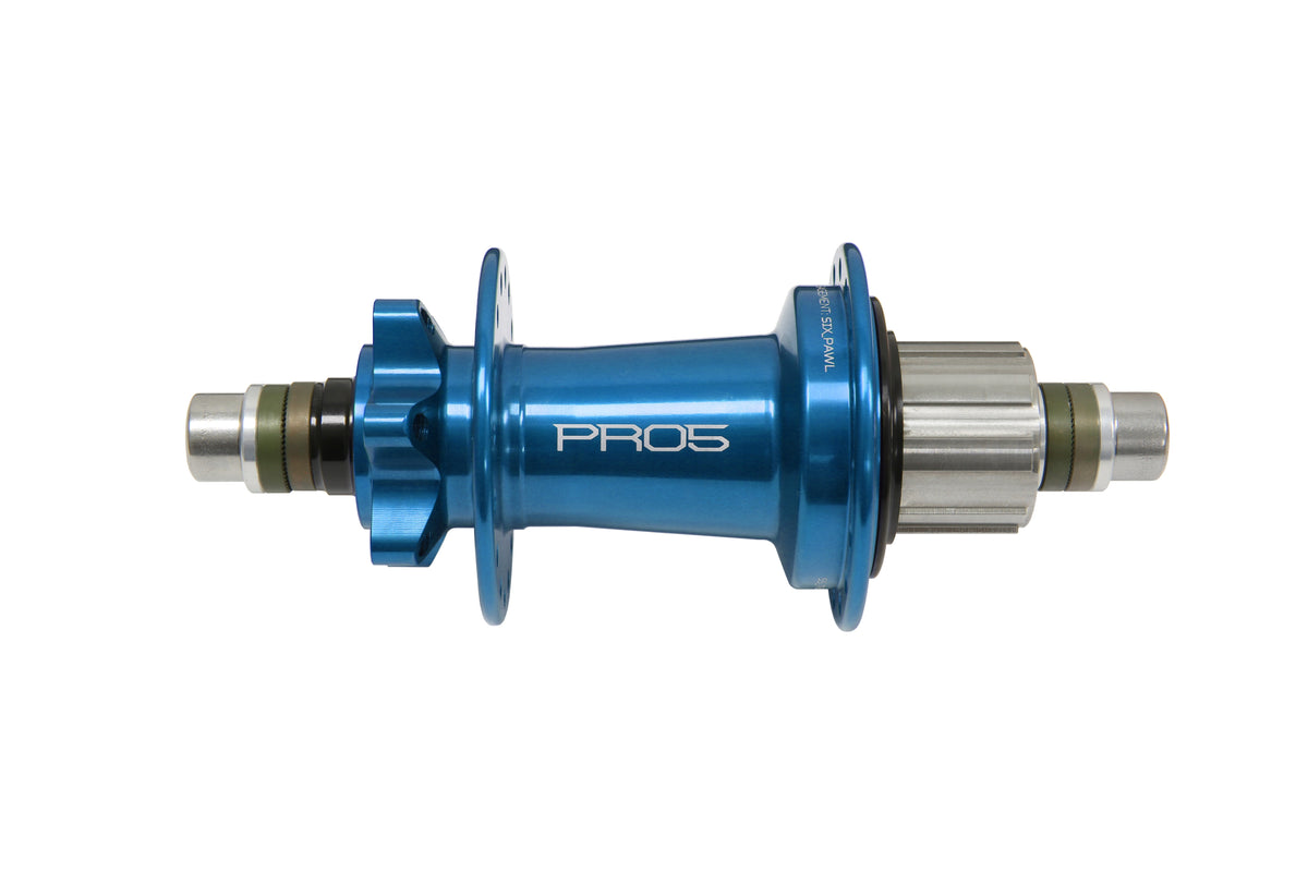 Pro 5 Trial/Singlespeed Hinterradnabe blau 32 Loch - 135 mm Bolt In Hope