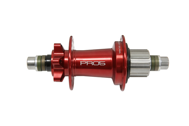Pro 5 Trial/Singlespeed Hinterradnabe rot 32 Loch - 135 mm Bolt In Hope