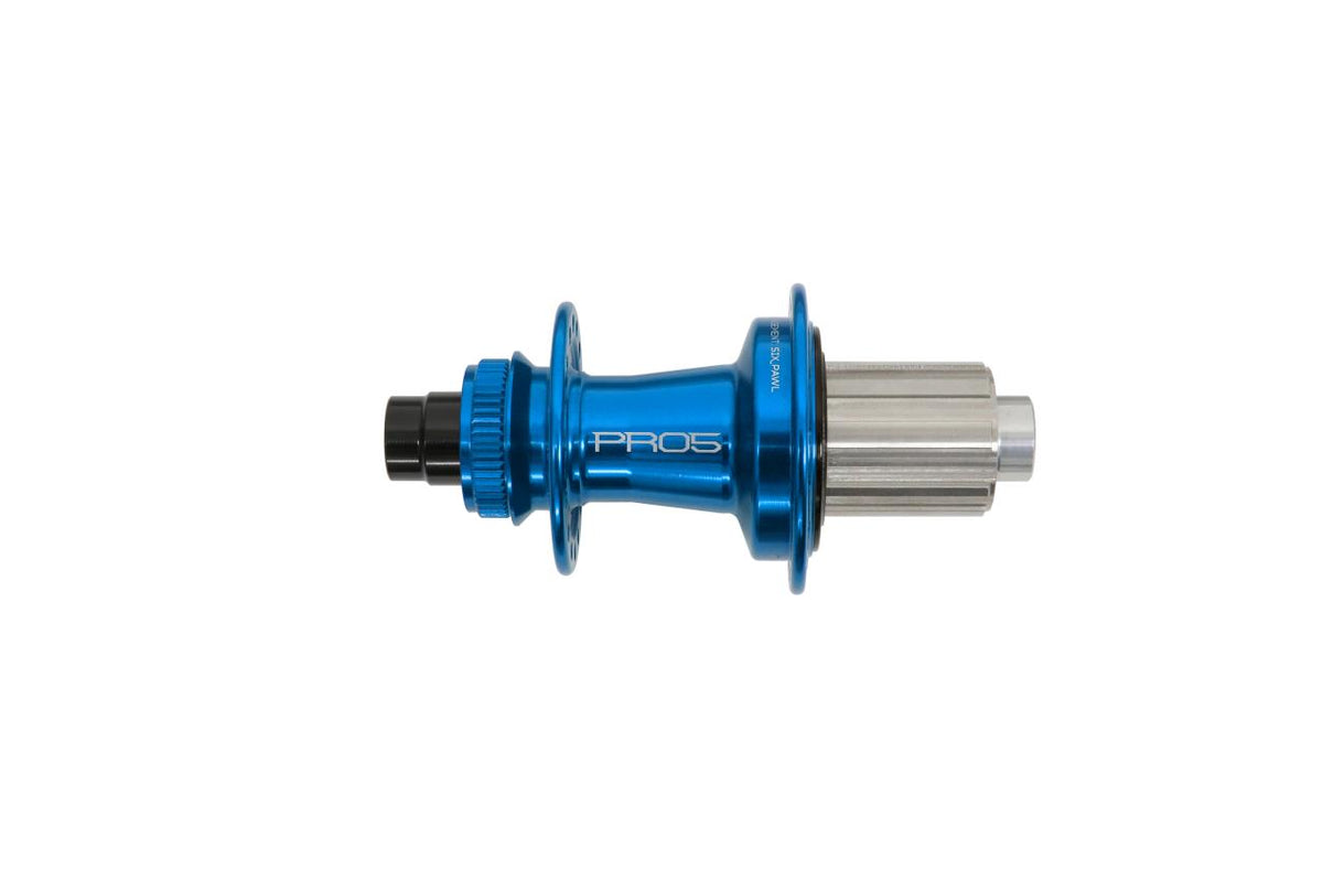 Pro 5 Hinterradnabe 32 Loch - Centerlock - blau - Shimano Stahl Freilauf