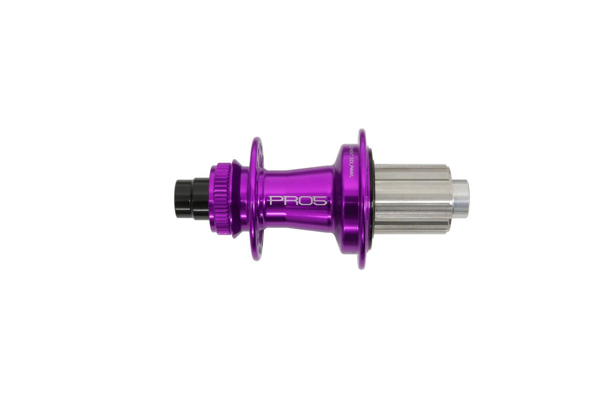 Pro 5 Hinterradnabe 32 Loch - Centerlock - purple - Shimano Stahl Freilauf
