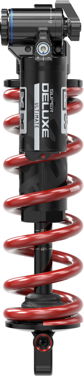 Super Deluxe Ultimate Coil  RC2T, 185x55 mm Standard/Trunnion - Schwarz