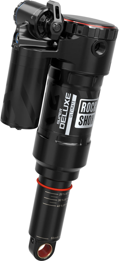 Super Deluxe Ultimate Debon Air+ RC2T, 185x47,5 mm Trunnion/Standard - Schwarz