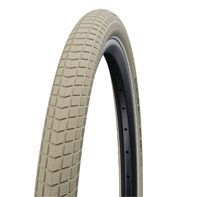 Big Ben Pneu à tringle - 26x2.15 pouces - K-Guard - Bande réfléchissante - crème