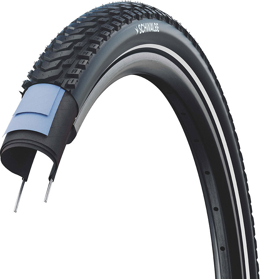 Marathon Mondial, DD Race Guard, 27.5" wire tyre - black/reflex