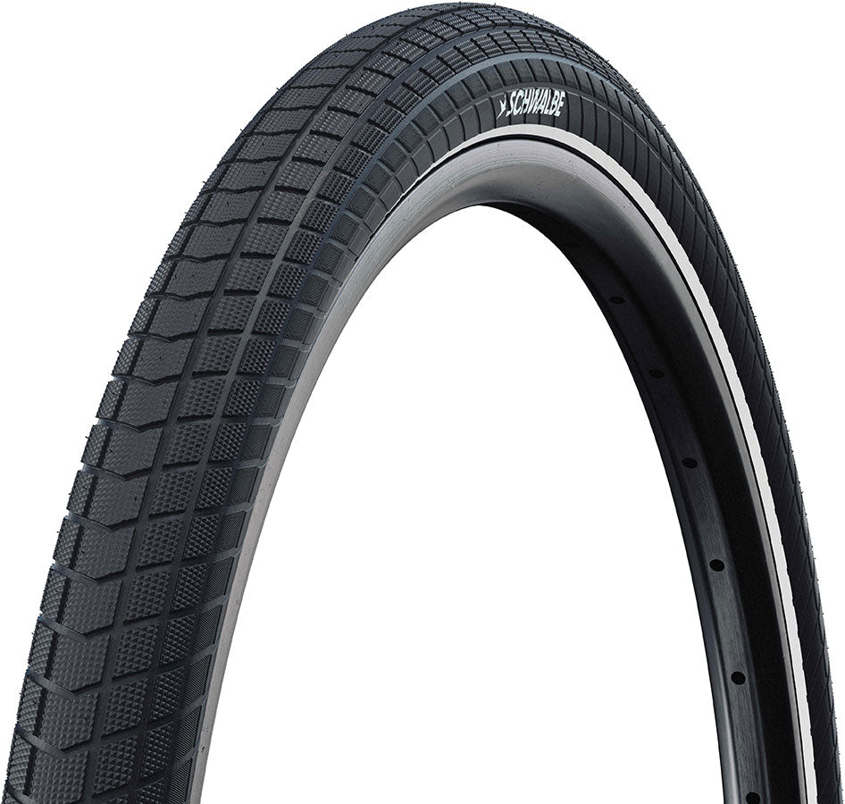 Motion Super Moto-X, 20" Opona drutowa - czarny/refleksyjny